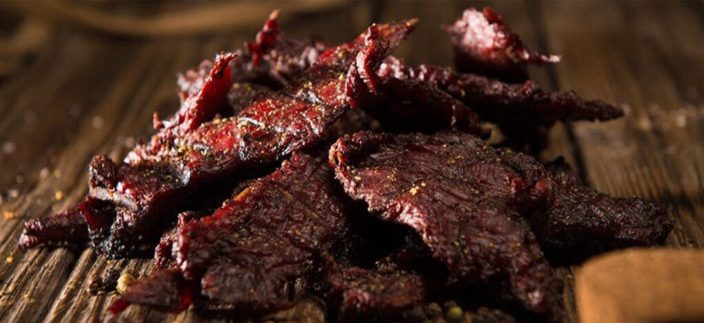 Black Pepper and Sea Salt beef jerky